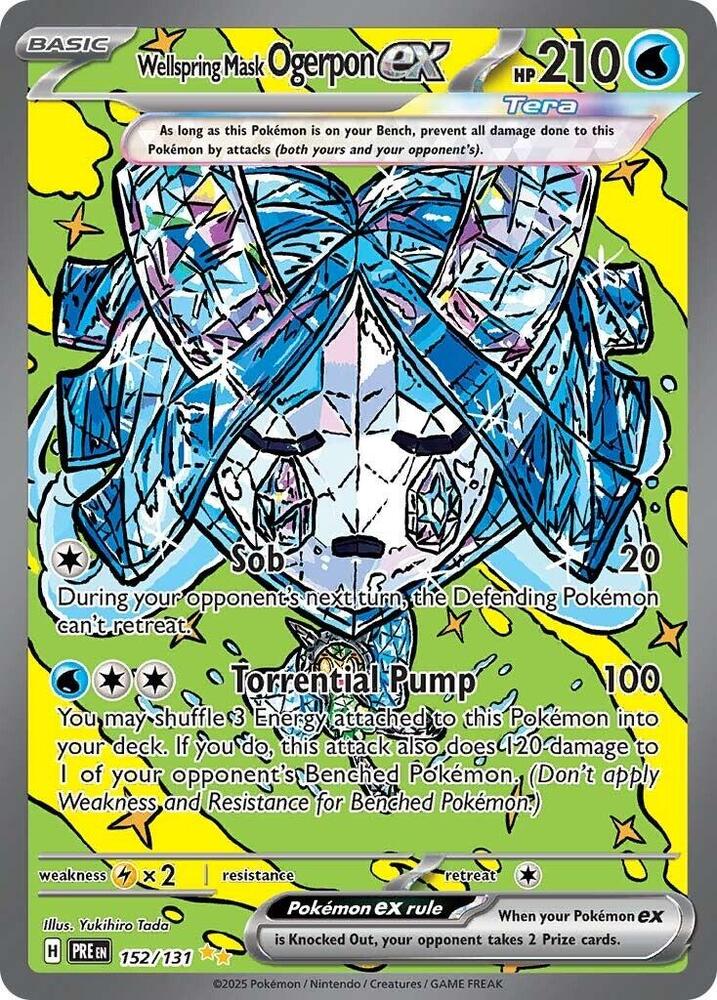 Wellspring Mask Ogerpon ex - 152/131 card image