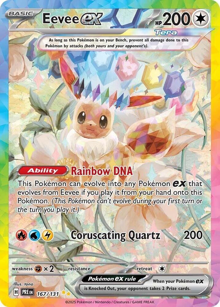 Eevee ex - 167/131 card image