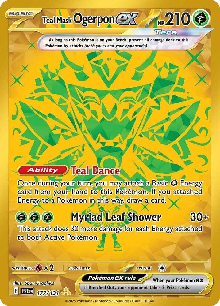 Teal Mask Ogerpon ex - 177/131 card image