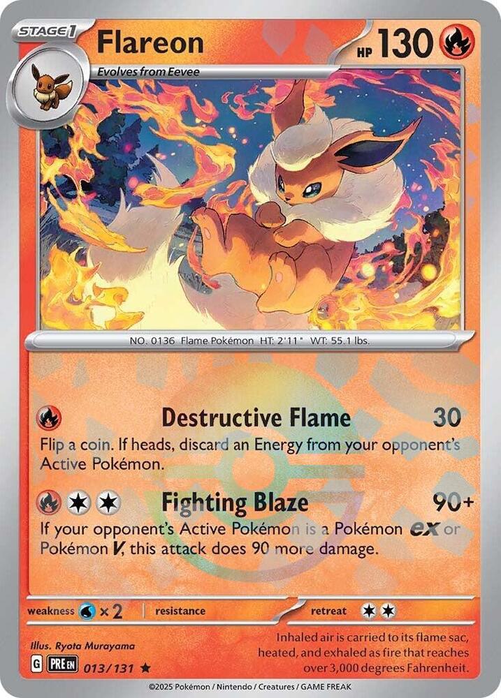 Flareon (Poke Ball Pattern) card image