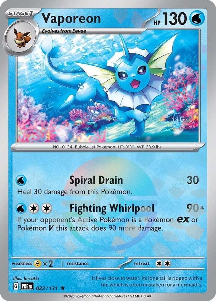 Vaporeon (Poke Ball Pattern) card image