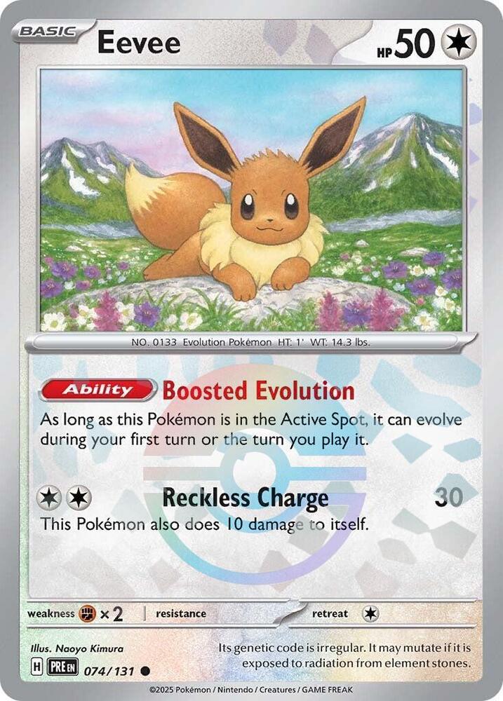 Eevee (Poke Ball Pattern) card image