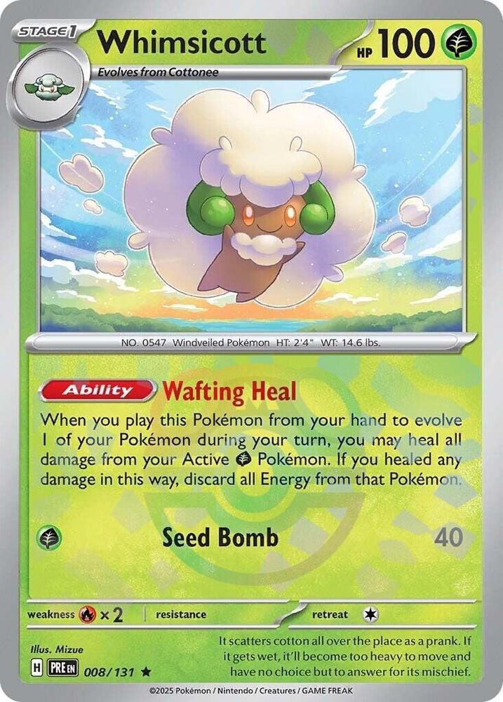 Whimsicott (Master Ball Pattern) card image