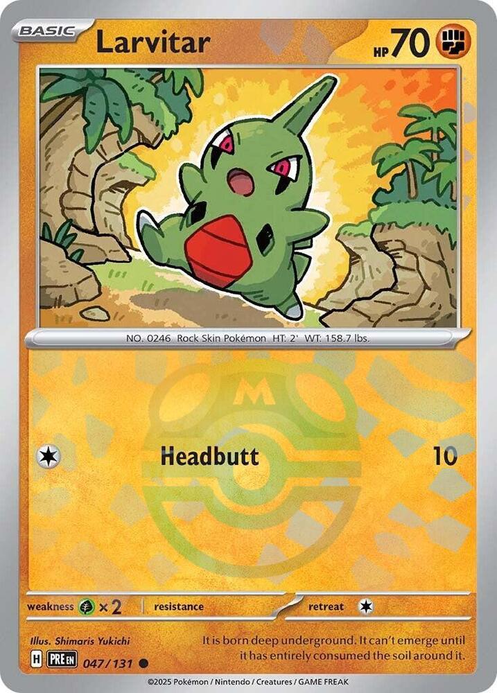 Larvitar (Master Ball Pattern) card image