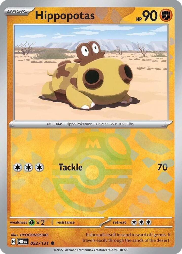 Hippopotas (Master Ball Pattern) card image
