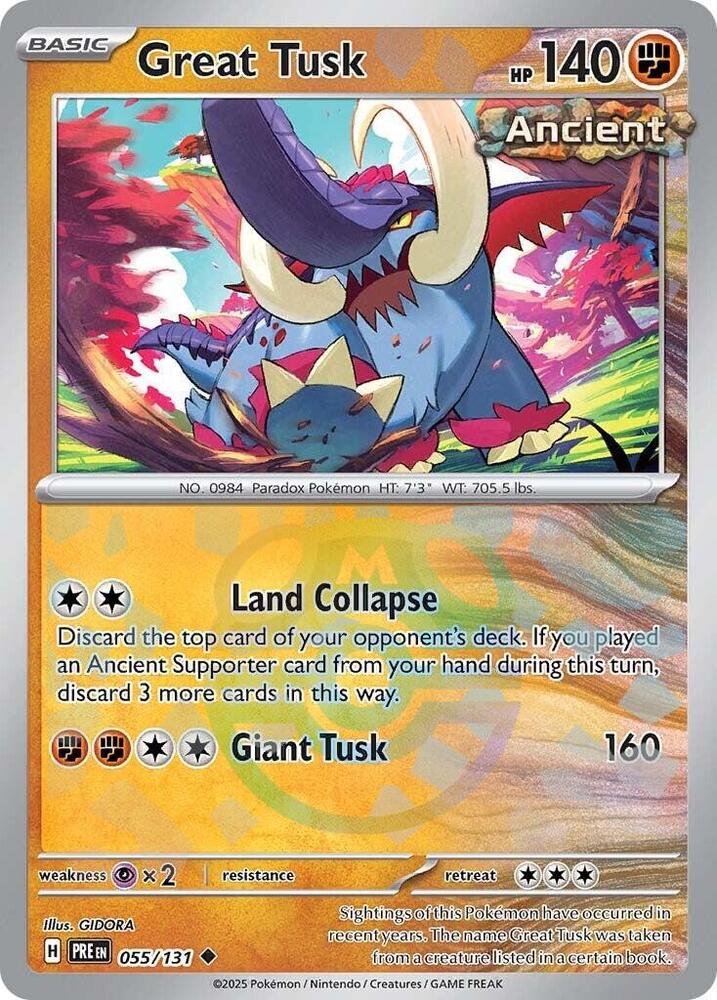 Great Tusk (Master Ball Pattern) card image