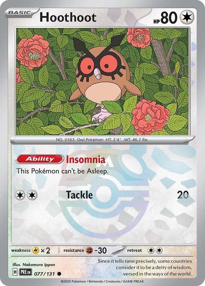Hoothoot (Master Ball Pattern) card image
