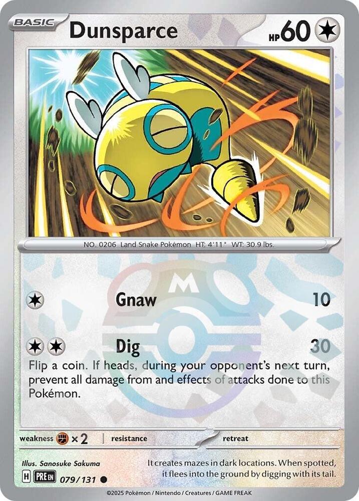 Dunsparce (Master Ball Pattern) card image