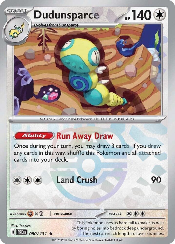 Dudunsparce (Master Ball Pattern) card image