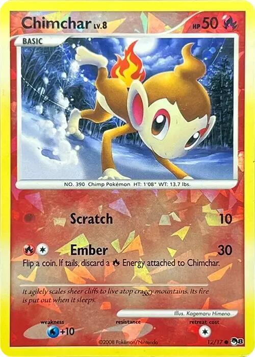 Chimchar (Cracked Ice Holo) card image