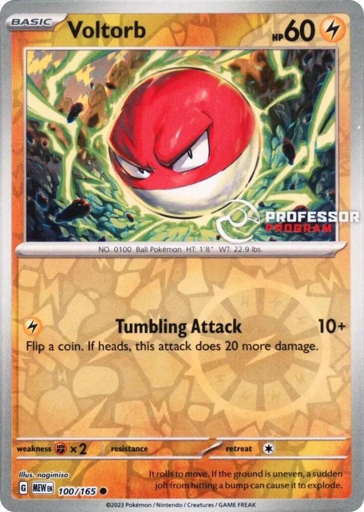 Voltorb - 100/165 card image