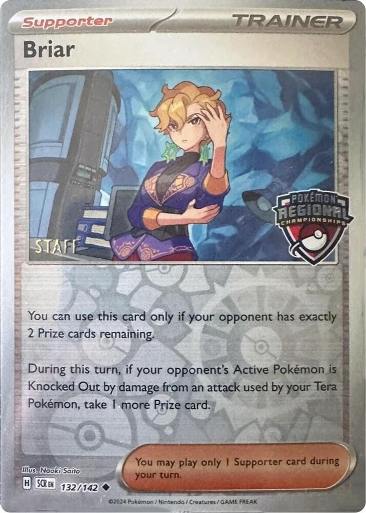 Briar - 132/142 (Regional Championship) [Staff] card image