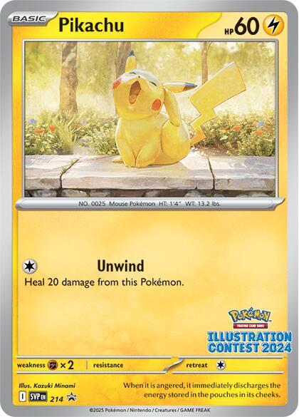 Pikachu - 214 (Illustration Contest 2024) card image