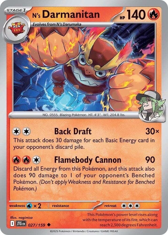 N's Darmanitan - 027/159 card image