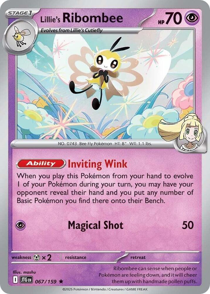 Lillie's Ribombee - 067/159 card image