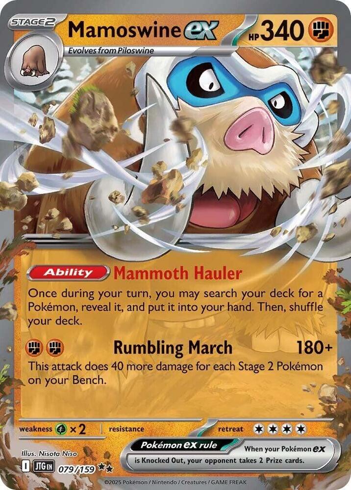 Mamoswine ex - 079/159 card image
