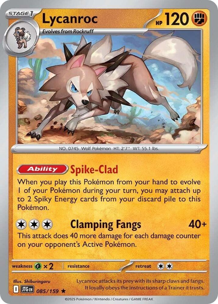 Lycanroc - 085/159 card image
