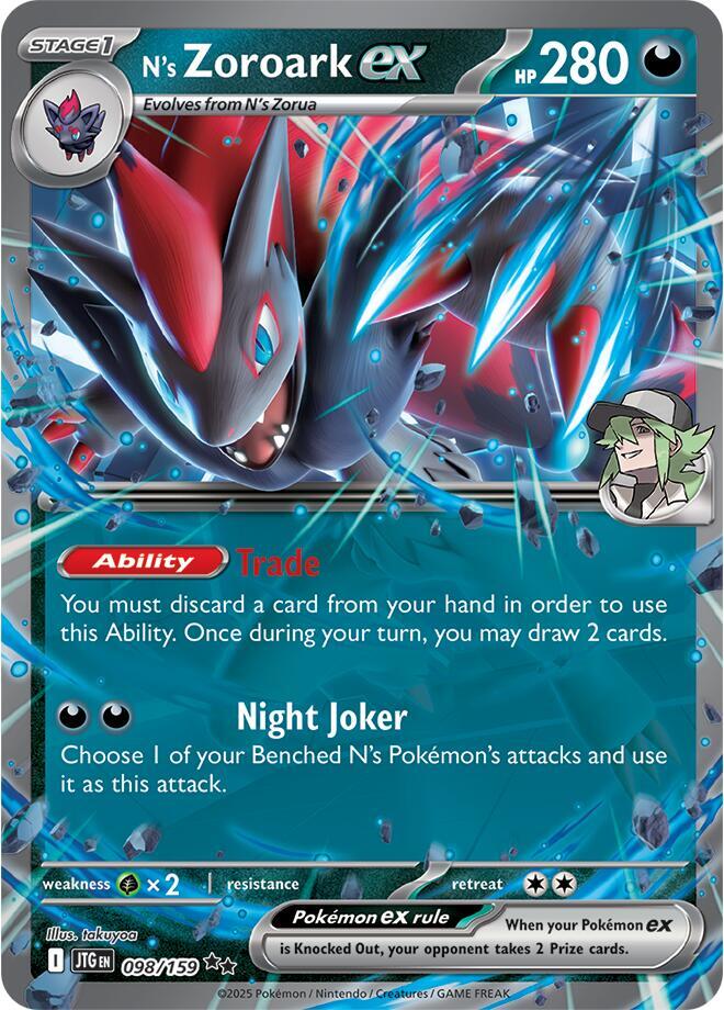 N's Zoroark ex - 098/159 card image
