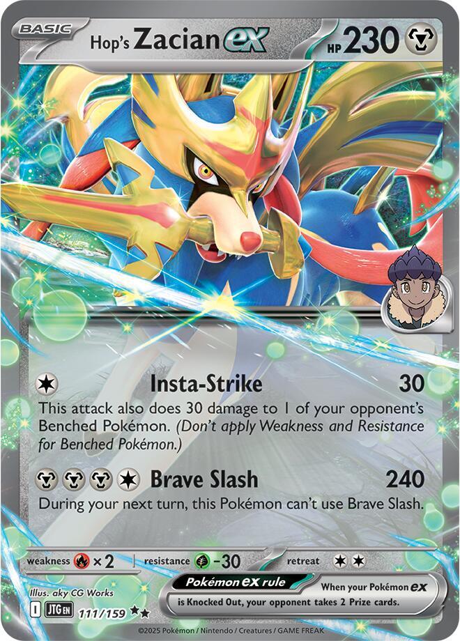 Hop's Zacian ex - 111/159 card image