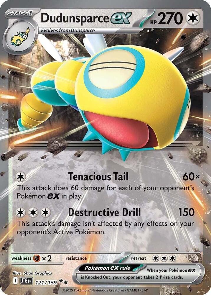 Dudunsparce ex - 121/159 card image