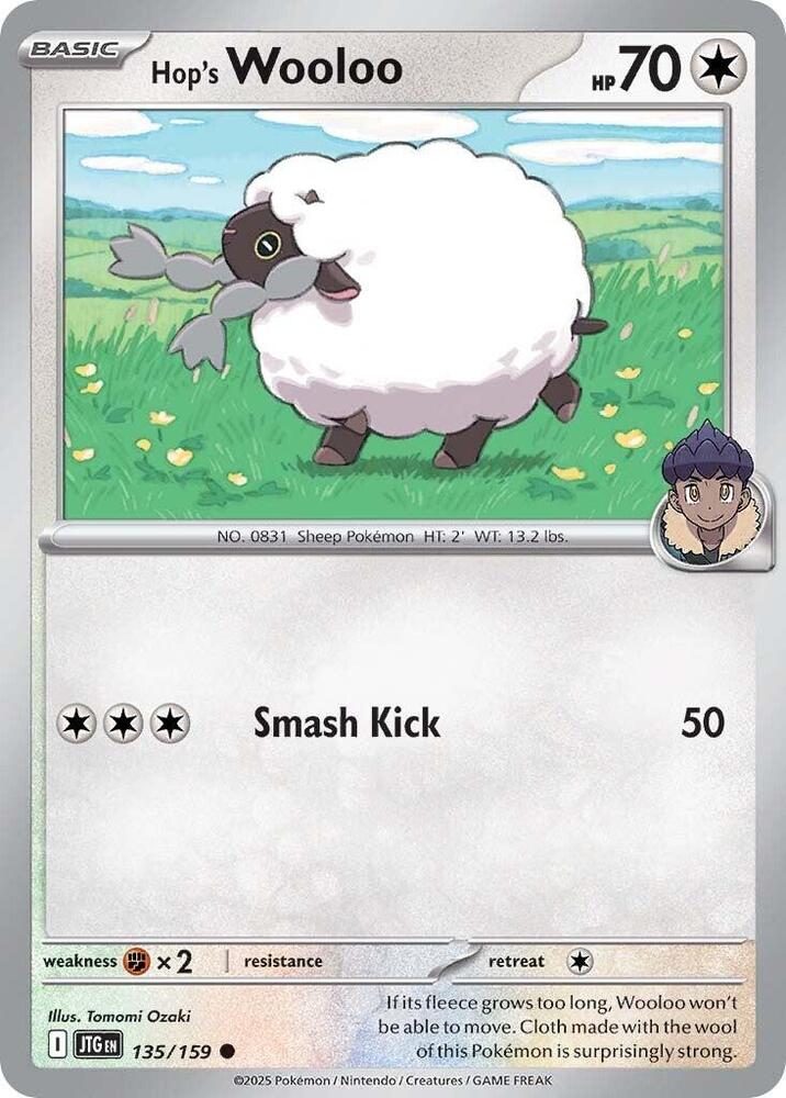 Hop's Wooloo - 135/159 card image
