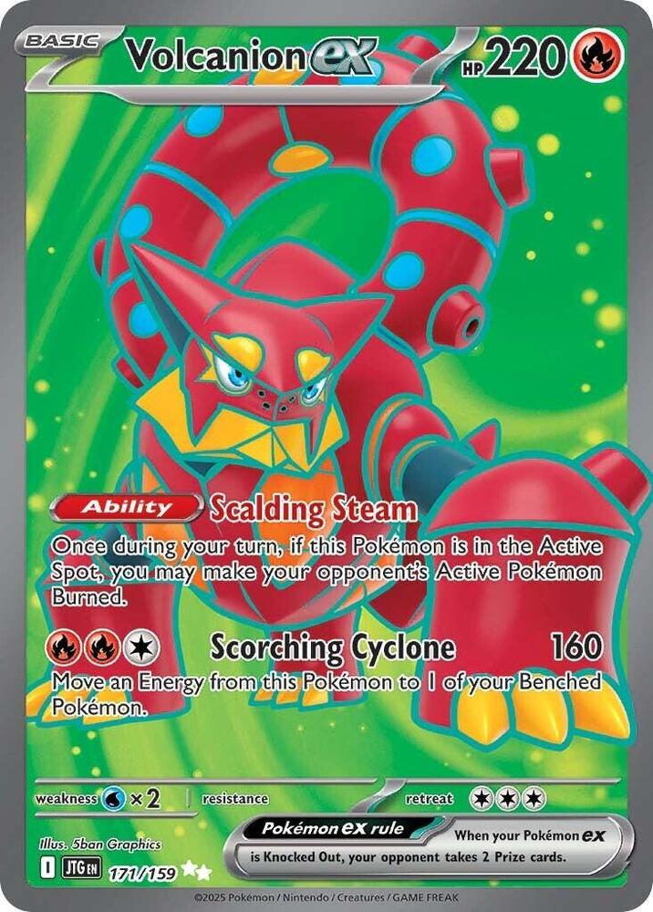 Volcanion ex - 171/159 card image