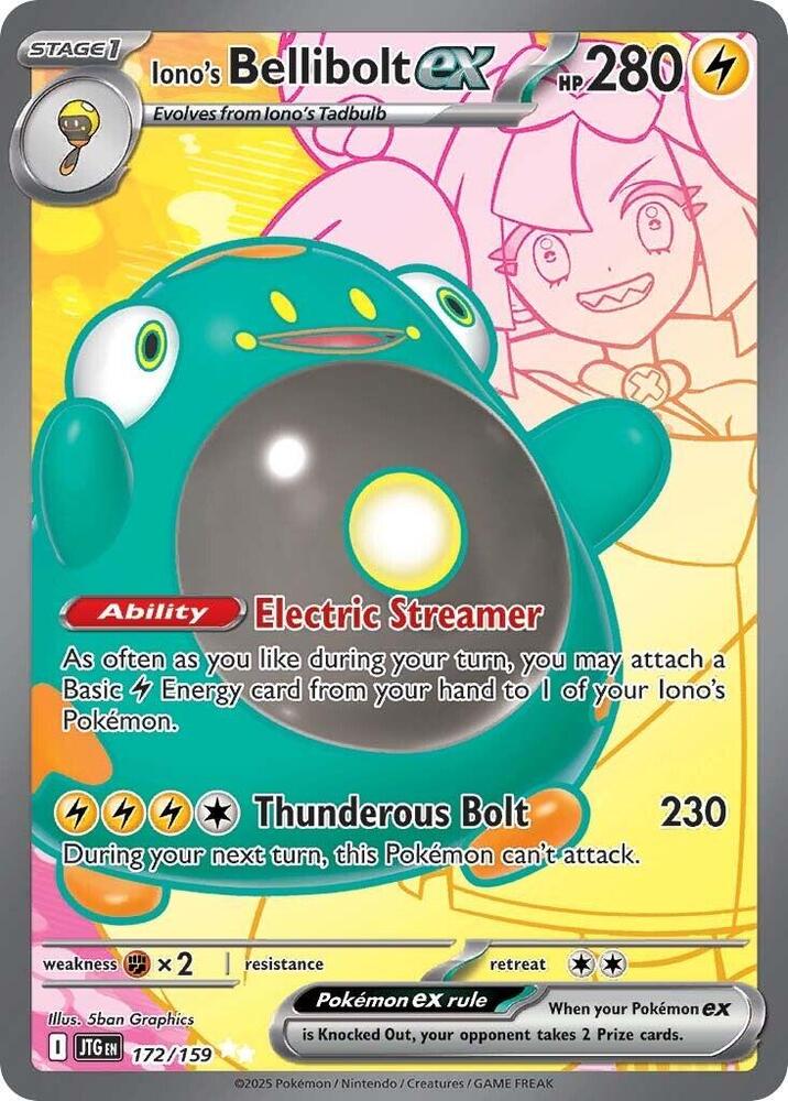 Iono's Bellibolt ex - 172/159 card image