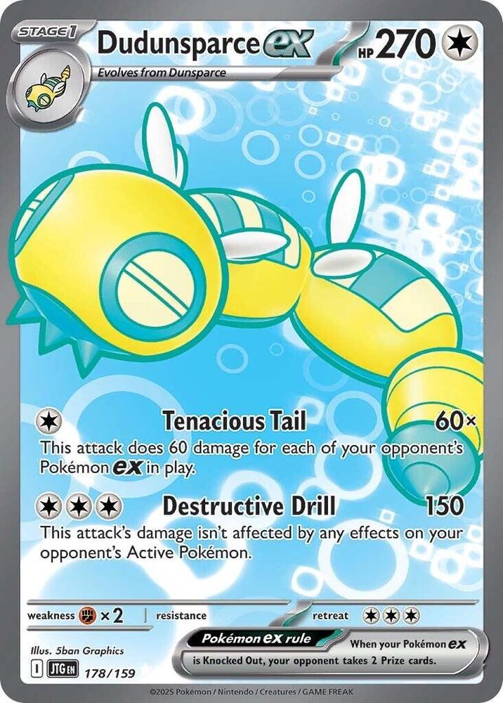 Dudunsparce ex - 178/159 card image