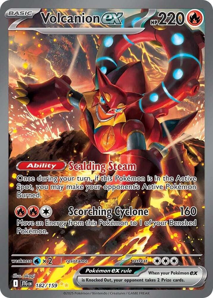 Volcanion ex - 182/159 card image