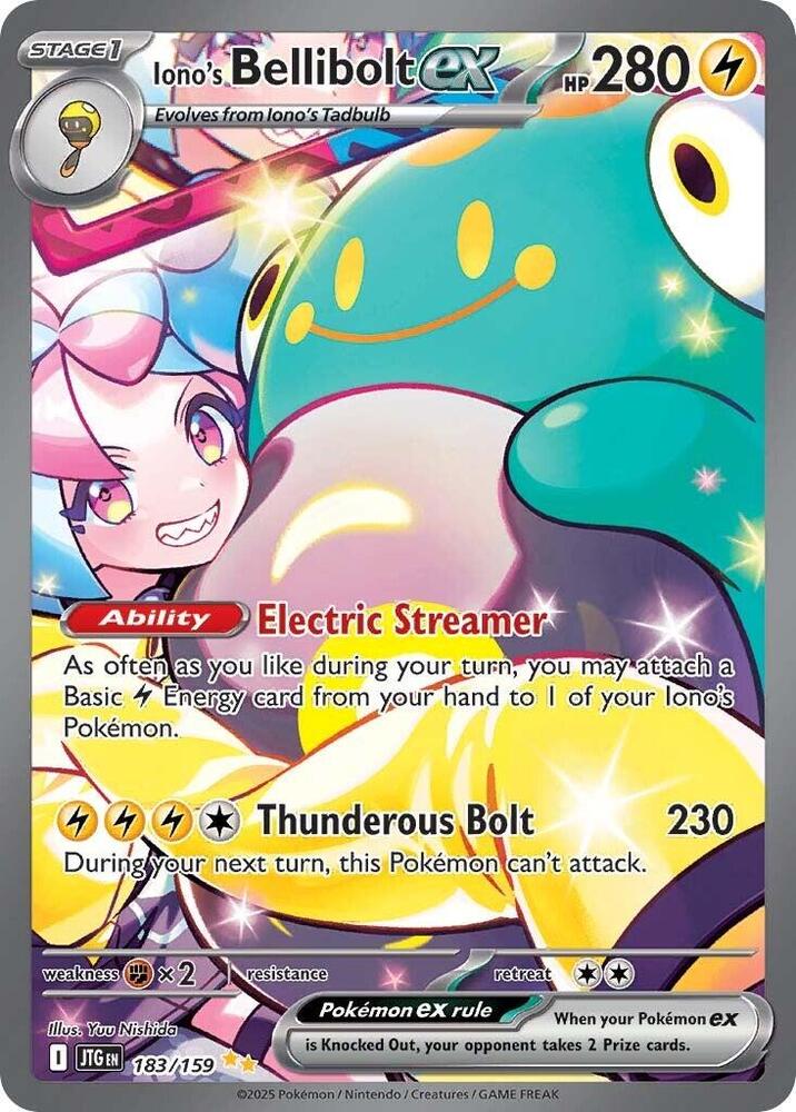 Iono's Bellibolt ex - 183/159 card image