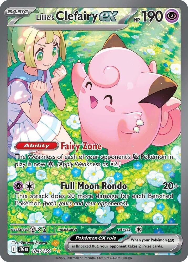 Lillie's Clefairy ex - 184/159 card image