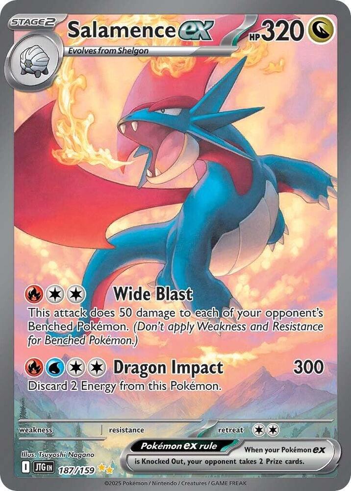Salamence ex - 187/159 card image