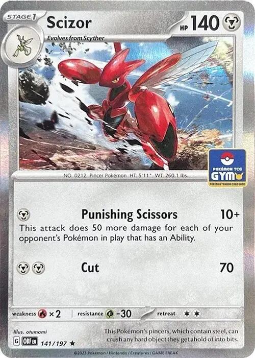 Scizor - 141/197 (Pokemon Gym Promo) card image