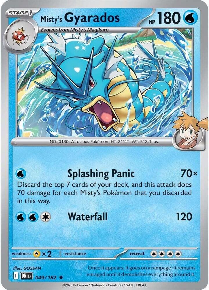 Misty's Gyarados card image