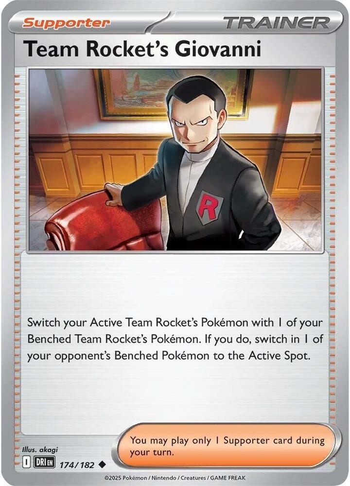 Team Rocket's Giovanni card image