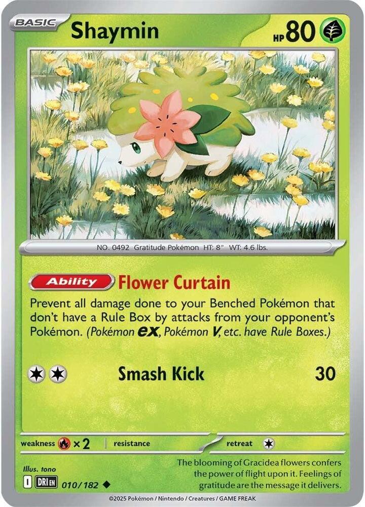 Shaymin - 010/182 card image