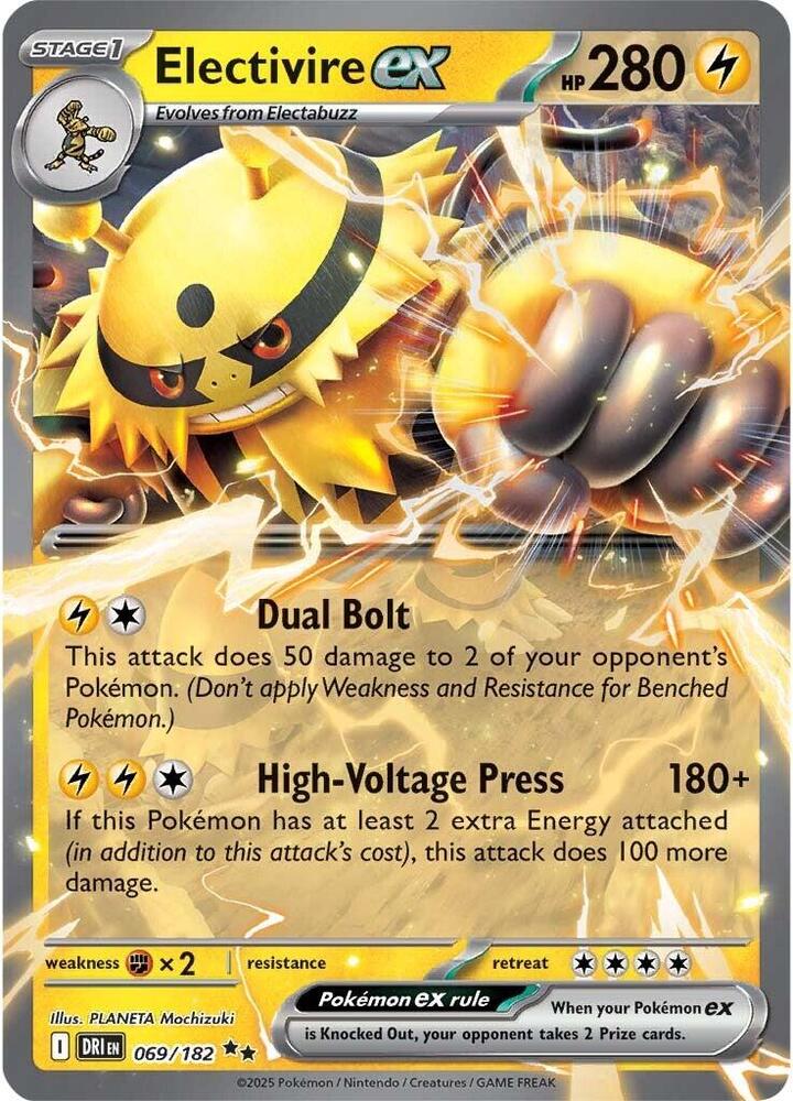Electivire ex - 069/182 card image