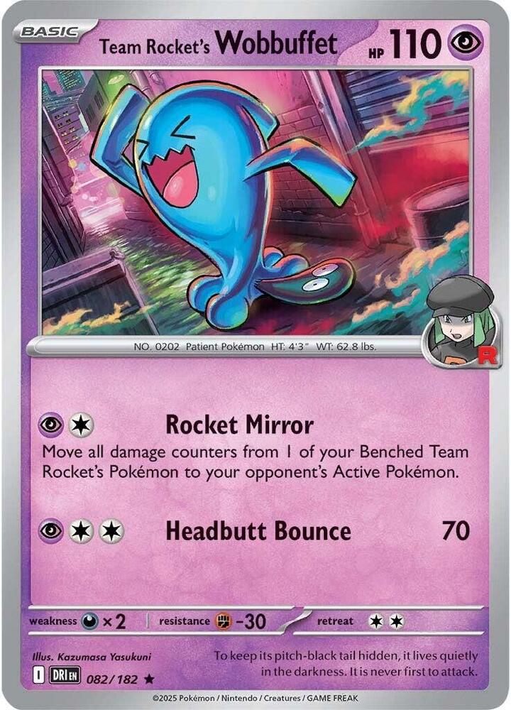 Team Rocket's Wobbuffet card image