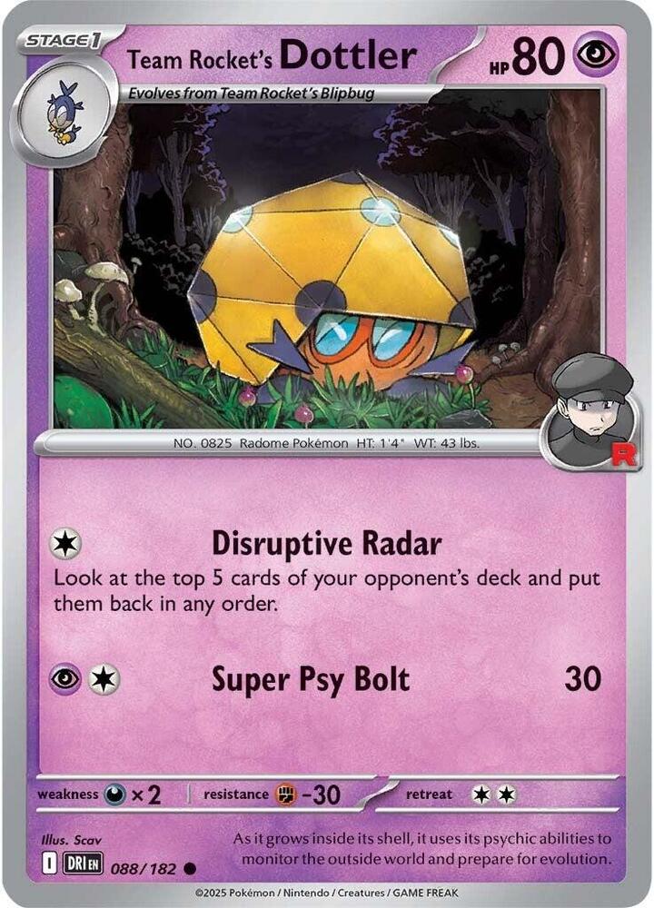 Team Rocket's Dottler card image
