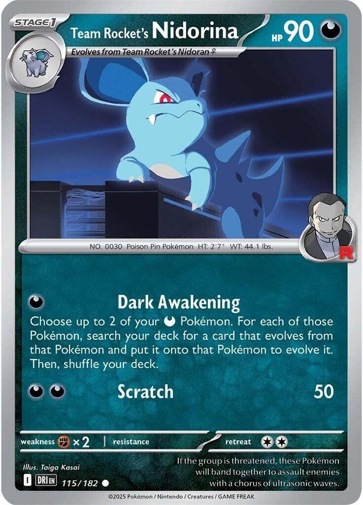 Team Rocket's Nidorina card image