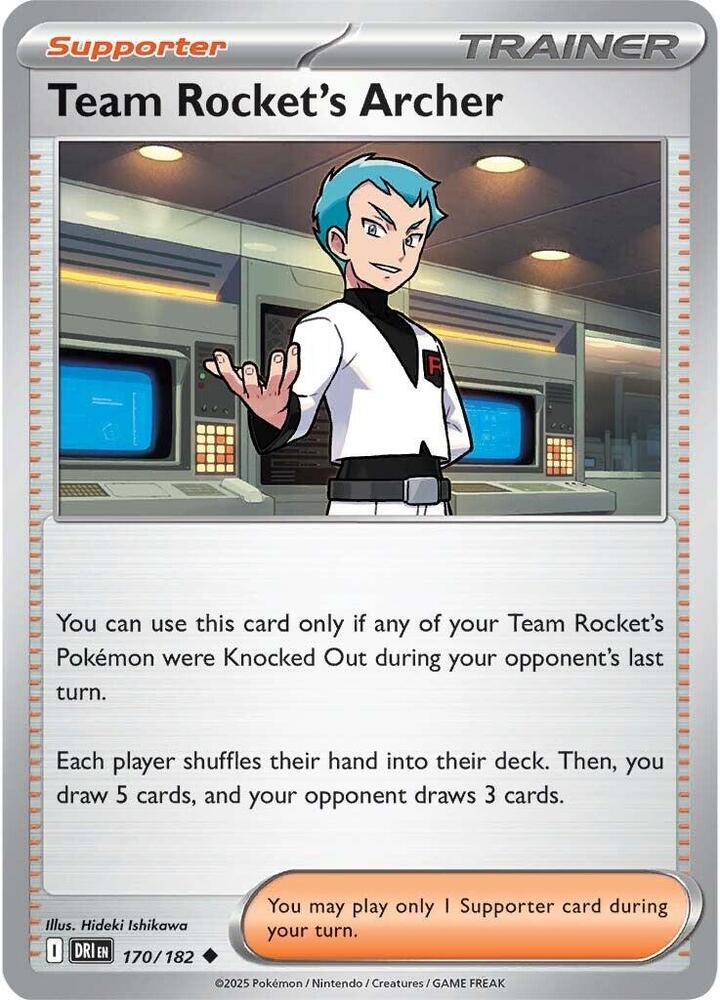 Team Rocket's Archer - 170/182 card image