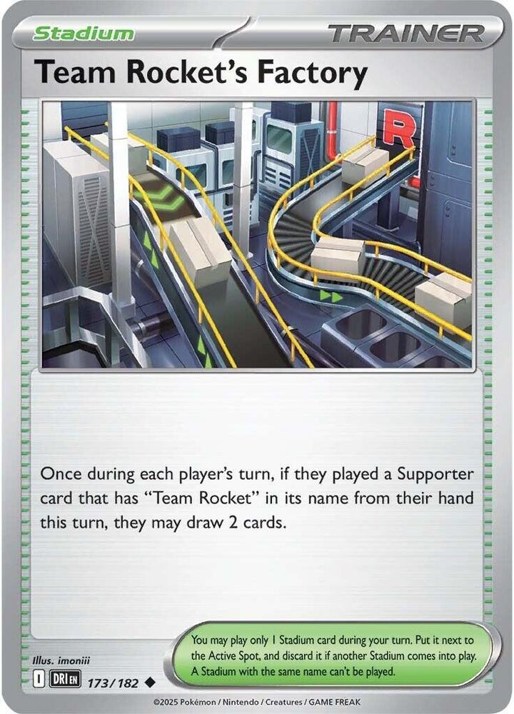 Team Rocket's Factory card image