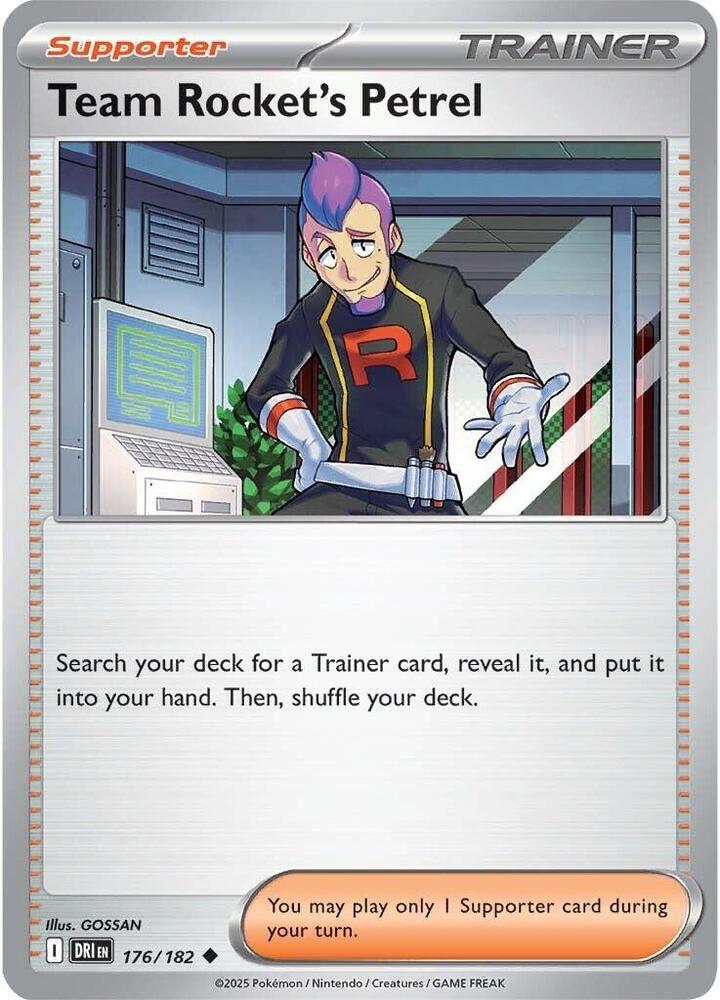 Team Rocket's Petrel - 176/182 card image