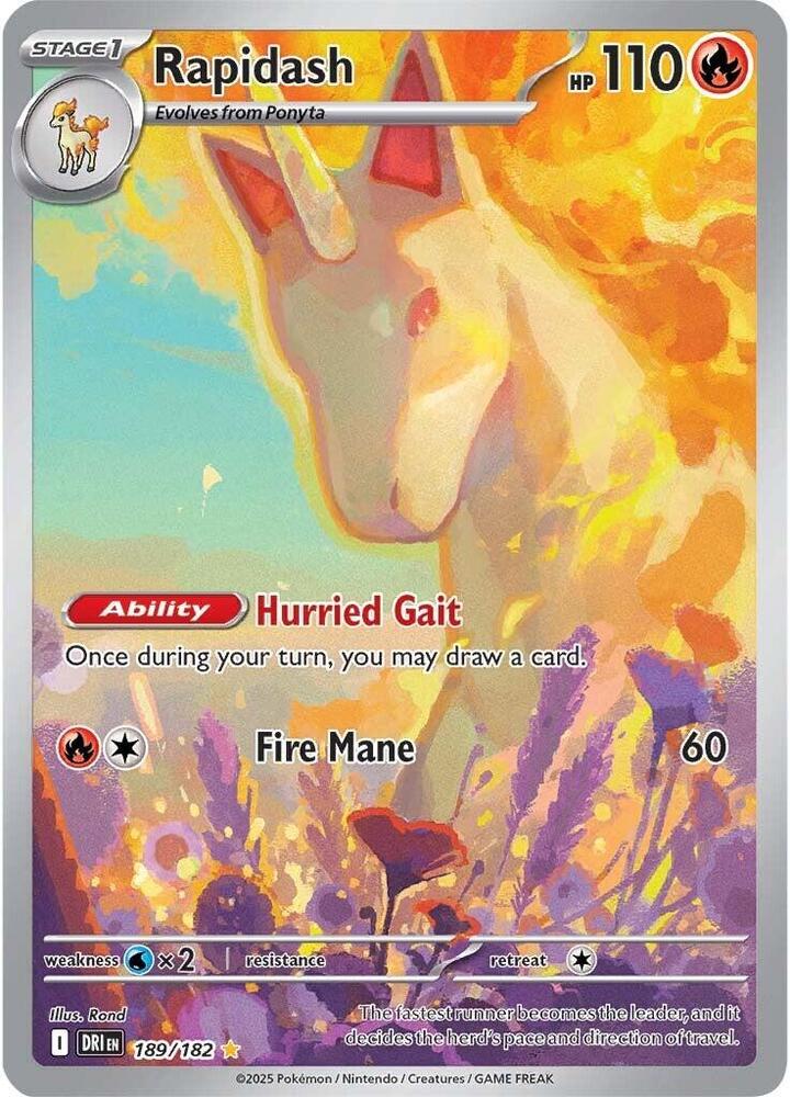Rapidash - 189/182 card image