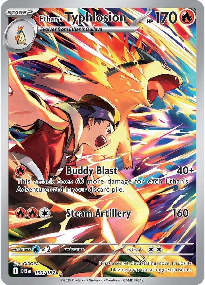 Ethan's Typhlosion - 190/182 card image