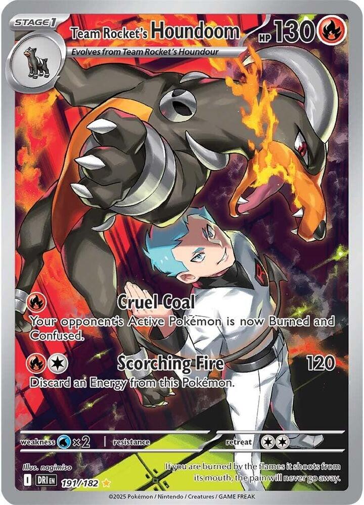 Team Rocket's Houndoom - 191/182 card image