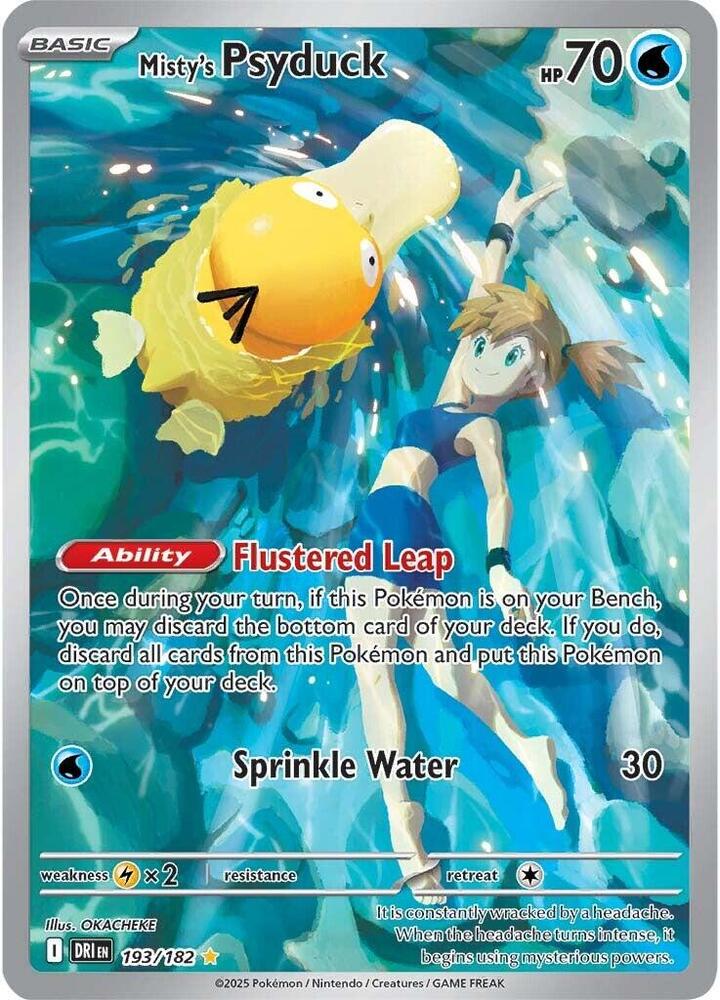 Misty's Psyduck - 193/182 card image