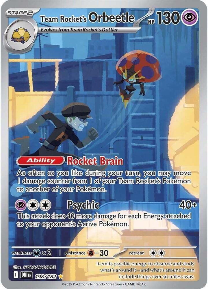 Team Rocket's Orbeetle - 198/182 card image