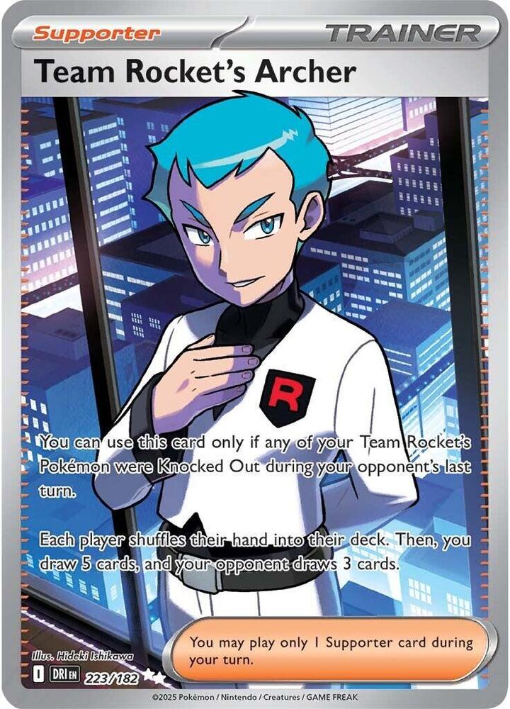 Team Rocket's Archer - 223/182 card image