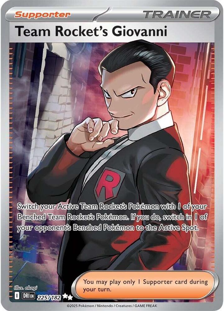 Team Rocket's Giovanni - 225/182 card image